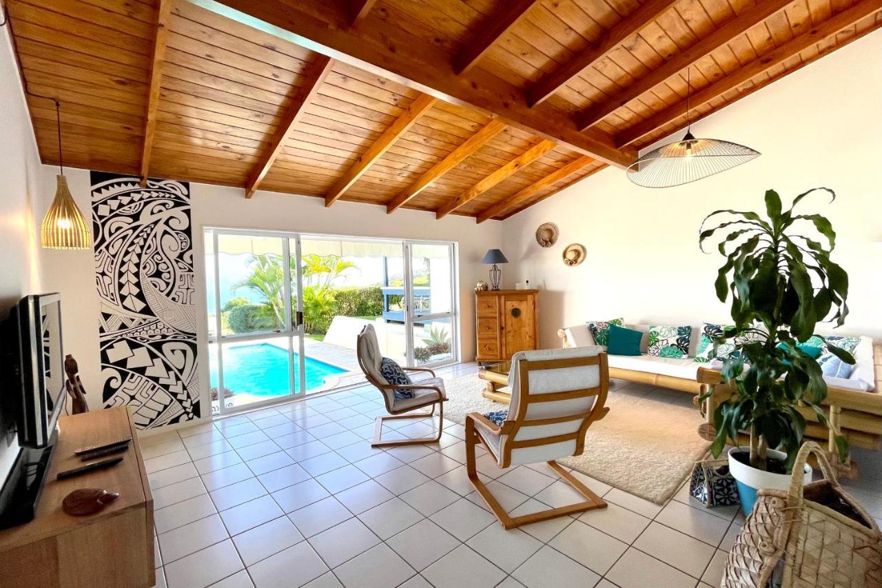 Villa Tiare Amazing View - Private Pool - 4 Bedrooms- Up To 7 Pers Punaauia  Eksteriør billede