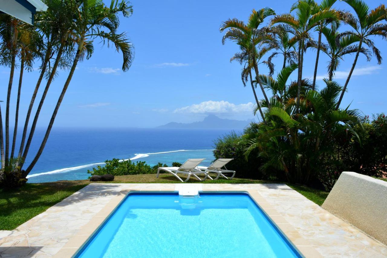 Villa Tiare Amazing View - Private Pool - 4 Bedrooms- Up To 7 Pers Punaauia  Eksteriør billede